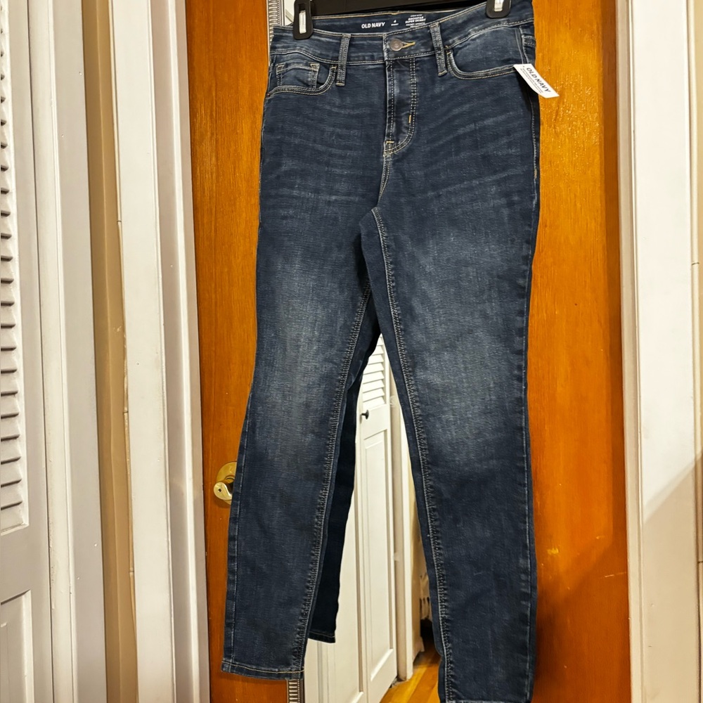 Old Navy Blue Skinny Jeans Sleek Fit